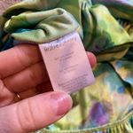 For Love & Lemons  Revolve Aster cowl neck Colorful watercolor Floral dress Photo 3