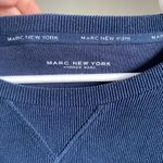 Andrew Marc Blue crew neck sweater  Photo 1