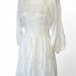 Free People  White Eyelet Lottie Dress Photo 7