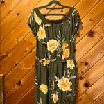 Derek Heart green floral lace top off the shoulder jumpsuit Photo 2