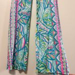 Lilly Pulitzer  33" Bal Harbour Palazzo Pants Maraca My World $128 Size XXS Photo 4