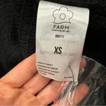 Farm Rio  Black Heart Cutout Satin Dress XS Photo 7