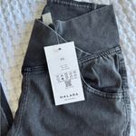 Halara NWT Black Crossover Flared Jeggings Photo 3