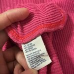 American Eagle Y2K Outfitters Pink Thermal Long Sleeve Graphic T Shirt Womens LG Photo 5