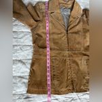 wilson's leather  Womens Cognac Suede Collared Zip Up Jacket 90s y2k Western -XL Photo 5