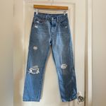 Levi's Levi’s 501 distressed straight leg jeans Photo 1
