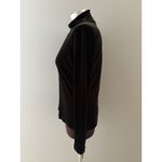 Nordstrom Vintage Velvet Mock Neck Size XL Black Minimalist Intimates Lounge Photo 3