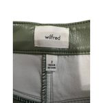 Wilfred  The Melina‎ super high-rise pant Vegan Leather pants green size 2 Photo 2