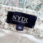 NYDJ NEW Ami Ankle Skinny Jeans Paisley Size 10 Photo 8