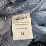 Akira Blue Pearl Embellished joggers Photo 3
