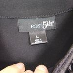 East 5th  Black Sleeveless Shift Dress with Beaded Neckline Photo 3