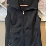 Ralph Lauren Lauren  Women's M Quilted‎ Black Vest  High collar Full Zip Photo 0