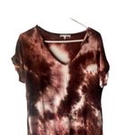 Antistar  Women's Size Medium Earth Tones‎ Brown Soft Tie Dye T Shirt Dress Photo 1
