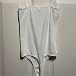 Super cute white tank bodysuit Size M Photo 1