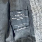 All Saints beautiful tailored leather collar jacket NEW Photo 5