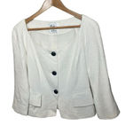 Bob Mackie Mackie by‎  White Lined Jacket Photo 0