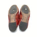 Frye Women's Terri Gore Red Clay Leather Mules Size 6 Autumn Chic Almond Toe Photo 4
