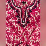 Talbots  Lobster Rockstar Tunic Top Size XS Embroidered Colorful Shirt EUC Photo 2