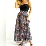 Farm Rio pineapple butterfly Floral Maxi Skirt Photo 3
