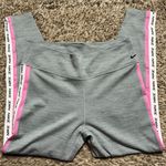 Nike Grey And Pink Leggings Photo 0