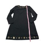 MICHAEL KORS black dress with gold hardware Size 8 Photo 3