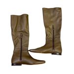 Vince Nella Women's Knee High Leather Boots Gray Zip Closure Size 8.5 Photo 2