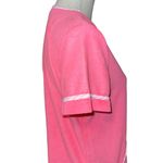 Vintage Jasmine Lace Terry Robe Zippered Front Size Small Robe Cover Up Pink Photo 3