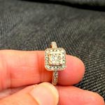 Kohls 10k gold diamond pave ring Photo 2