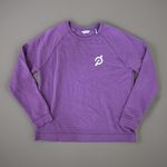 Peloton  Sweatshirt Pullover Purple Crew Neck Activewear Logo Top XL Photo 0