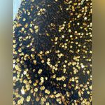 GUANYY Gold/Black Sequin Mini Skirt for Women Photo 1