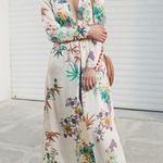 ZARA Multicolor Floral long Kimono Photo 0