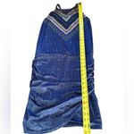 Athleta  Aqualuxe Print Swim Dress Womens Size Small Blue Photo 13