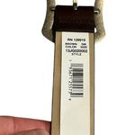 Jessica Simpson Belt Women's Size S 4-6 Brown Faux Leather Silver Buckle NWT $33 Photo 5