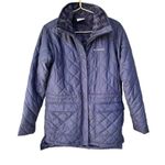 Columbia NWOT Copper Crest Womens Small Blue Fleece Lined Jacket Quilted No Hood Photo 8