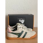 Gola Classics Women's Elan Sneakers Wheat/Evergreen/Pearl Pink Size 7 Green Photo 4