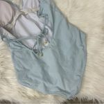 Jessica Simpson Under The Sea Blue Striped Seersucker One Piece Swim Size L Photo 12