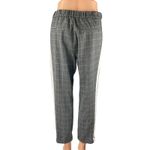 ZARA  Women's Gray Plaid Checkered High Elastic Waist Tapered Trouser Pants Sz S Photo 1