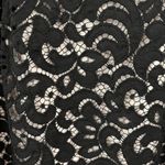 Milly  Black Lace Overlay Sleeveless Dress Size‎ 2 Photo 2