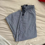 Edikted BRAND NEW WITH TAGS seaside striped pants pinstripe linen esqe pants Photo 3