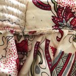 Anne Crimmins for UMI Collections Floral Silk Skirt Size 12 Photo 4