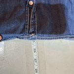 Vanilla Star Jeans Vanilla Star Women's Chambray Pearl Snap Button Down Western Shirt Blue Size XL Photo 6