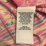 Ruby Rd . Women’s pink, yellow, white floral 3/4 sleeve top raised white dot Sz M Photo 4