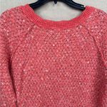 Free People Jeepster Pullover Nantucket Red Wool Blend Crewneck Sweater Size S Photo 5