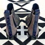 Jeffrey Campbell Edmond Leather Chelsea Ankle Boot Grey Multi Exotic Size 6 Photo 8