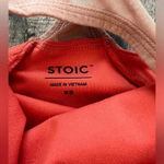 Stoic women’s activewear sports bra orange and tan XS women’s athletic workout Photo 1