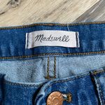 Madewell  The Slim Boyjean Straight Leg Mid Rise Dark Wash Denim Blue Jeans Sz 26 Photo 4