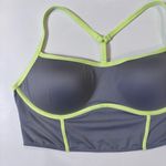Victoria’s Secret Ultimate Push up Corset Gray Yellow Sports Bra New Size XXL Photo 1