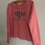 Vineyard Vines Texas Sweatshirt Pink Boxy Womens M Preppy Collegiate Cotton Photo 2