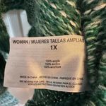 Skinnygirl Green Cardigan Sweater with Tie Waist Size 1X Photo 3