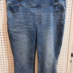 Lane Bryant  Womens Denim Capri Pull-On Elastic Waist Jeans Blue Size 18 Photo 0